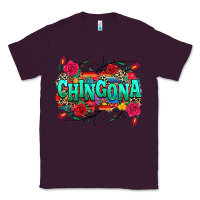 Plum chingona Classic Tee - texasbilliewilder