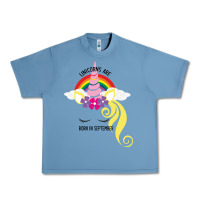 Pebble Blue Unicorns Are Born in September Urban Heavy Tee - Bettercallsaul