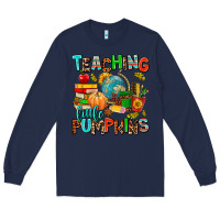 Navy christmas jolly teachers Long Sleeve Tee - AdoDesignShop