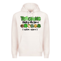 Pale Pink teaching lucky charms Premium Hoodie - MaliasSmallBusiness