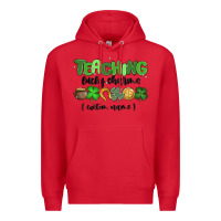 Red teaching lucky charms Premium Hoodie - MaliasSmallBusiness