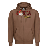 Chestnut santa claus Zipper Hoodie - RanaPortraitStore