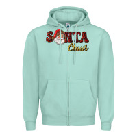 Seafoam santa claus Zipper Hoodie - RanaPortraitStore