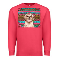 Cardinal shih tzu floral tumbler Premium Sweatshirt - JahusDesignShop