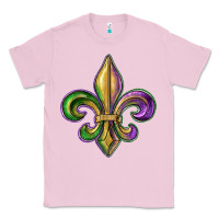 Bubblegum Pink fleur de lis Classic Tee - RanaPortraitStore
