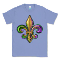 Colony Blue fleur de lis Classic Tee - RanaPortraitStore