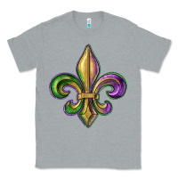 Heather Grey fleur de lis Classic Tee - RanaPortraitStore