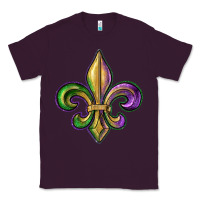 Plum fleur de lis Classic Tee - RanaPortraitStore