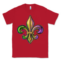Red fleur de lis Classic Tee - RanaPortraitStore