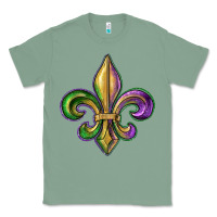 Sage fleur de lis Classic Tee - RanaPortraitStore