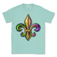 Seafoam fleur de lis Classic Tee - RanaPortraitStore