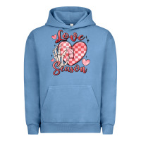 Pigment Pebble Blue love season Urban Hoodie - MaliasSmallBusiness