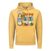 Easter Bunny Egg And Carrots Vintage Hoodie | Teevron