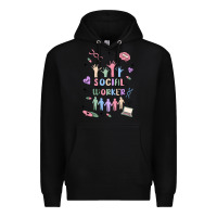 Black social worker Premium Hoodie - MaliasSmallBusiness