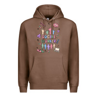 Chestnut social worker Premium Hoodie - MaliasSmallBusiness