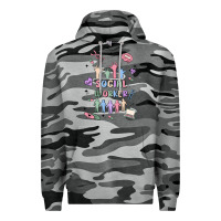 Slate Camo social worker Premium Hoodie - MaliasSmallBusiness