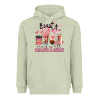 Matcha beauty comes in all shapes and sizes coffee cups Heavyweight Hoodie - JahusDesignShop
