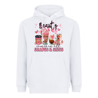 White beauty comes in all shapes and sizes coffee cups Heavyweight Hoodie - JahusDesignShop