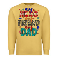 Antique Gold my hero my friend my dad Premium Sweatshirt - JahusDesignShop