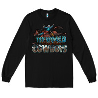 Black the world needs more cowboys Long Sleeve Tee - Zillion Design Studio