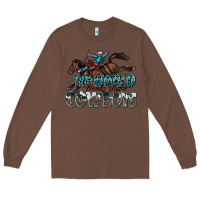 Chestnut the world needs more cowboys Long Sleeve Tee - Zillion Design Studio