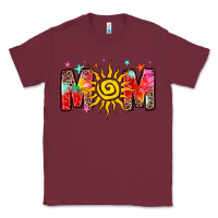 Burgundy summer mom Classic Tee - Zillion Design Studio