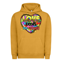 Pigment Peanut Butter Love needs no words Urban Hoodie - NancyCooperArtShop