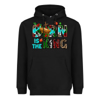 Black born is the king Heavyweight Hoodie - AdoDesignShop