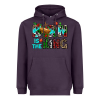 Plum born is the king Heavyweight Hoodie - AdoDesignShop