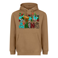 Toasted Coconut born is the king Heavyweight Hoodie - AdoDesignShop