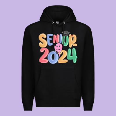 Senior 2024 Premium Hoodie Designed By Maliassmallbusiness