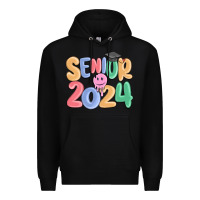 Black senior 2024 Premium Hoodie - MaliasSmallBusiness