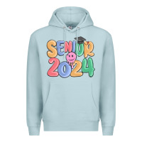 Blue Mist senior 2024 Premium Hoodie - MaliasSmallBusiness