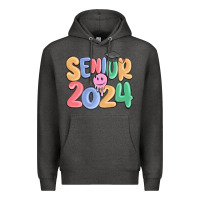 Charcoal Heather senior 2024 Premium Hoodie - MaliasSmallBusiness