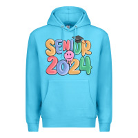 Ocean Blue senior 2024 Premium Hoodie - MaliasSmallBusiness