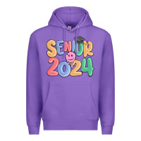Purple senior 2024 Premium Hoodie - MaliasSmallBusiness