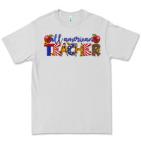 Dove Grey all american teacher Premium Tee - Artiststas