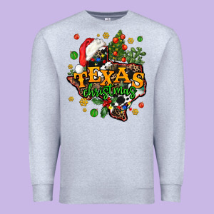 Texas Christmas Premium Sweatshirt Designed By Adodesignshop