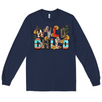 Navy wild child Long Sleeve Tee - Zillion Design Studio