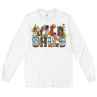 White wild child Long Sleeve Tee - Zillion Design Studio