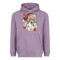 Lavender santa with little christmas Heavyweight Hoodie - AdoDesignShop