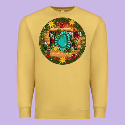 Christmas Gemstone Joy Ornament Premium Sweatshirt Designed By Artiststas