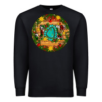 Black Christmas gemstone joy ornament Premium Sweatshirt - Artiststas