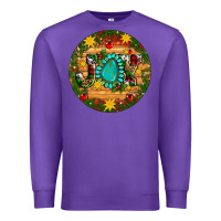 Purple Christmas gemstone joy ornament Premium Sweatshirt - Artiststas