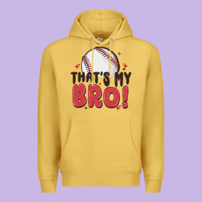 That's My Bro Premium Hoodie Designed By Maliassmallbusiness