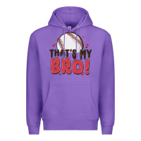 Purple that's my bro Premium Hoodie - MaliasSmallBusiness