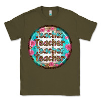Army Green teacher vibe earrings Classic Tee - BundleAndBundleShop