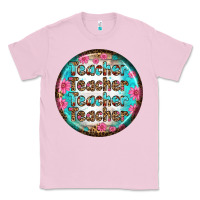 Bubblegum Pink teacher vibe earrings Classic Tee - BundleAndBundleShop
