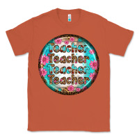 Copper teacher vibe earrings Classic Tee - BundleAndBundleShop