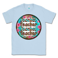 Dusty Blue teacher vibe earrings Classic Tee - BundleAndBundleShop